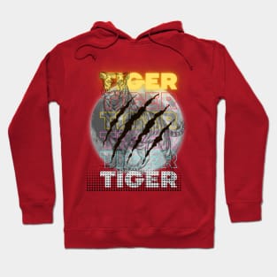 Tiger india moon Hoodie